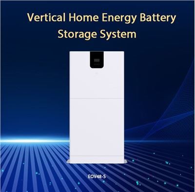Système de stockage vertical de batterie d'énergie domestique